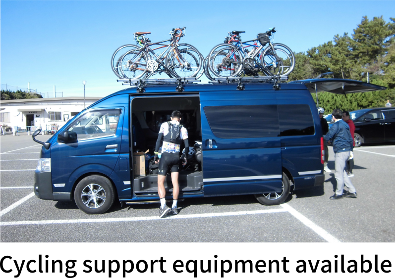 Cycling support equipment available